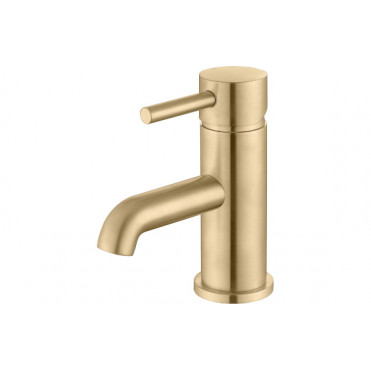 Pescara Basin Mixer & Waste - Brushed Brass Pescara Basin Mixer & Waste - Brushed Brass