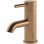 Pescara Basin Mixer & Waste - Brushed Bronze