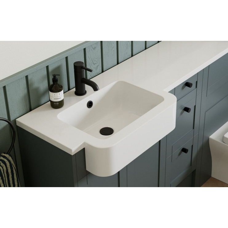 Pescara Tall Basin Mixer - Matt Black