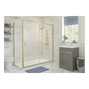 Classix 700mm Side Panel - Brushed Brass Classix 700mm Side Panel - Brushed Brass