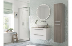 Flex 760mm Pivot Door - Chrome Flex 760mm Pivot Door - Chrome