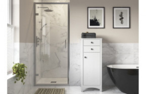 Iconix 760mm Hinged Door - Chrome