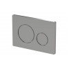 Round Push Button Flushplate - Chrome