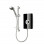 Triton Aspirante 9.5kW Contemporary Electric Shower - Black Gloss