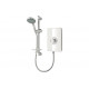 Triton Aspirante 8.5kW Contemporary Electric Shower - White Gloss