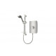 Triton Aspirante 8.5kW Contemporary Electric Shower - Brushed Steel