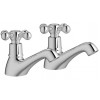 Salton Basin Pillar Taps - Chrome