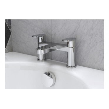 Santo Basin Mixer & Waste - Chrome