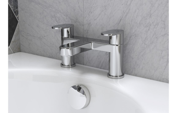 Santo Basin Mixer & Waste - Chrome