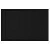 30mm Slate 1000x800mm Rectangular Tray & Waste - Black 30mm Slate 1000x800mm Rectangular Tray & Waste - Black