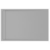 30mm Slate 1200x800mm Rectangular Tray & Waste - Grey