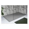 30mm Slate 1200x800mm Rectangular Tray & Waste - Grey