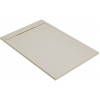 30mm Slate 1000x800mm Rectangular Tray & Waste - Latte