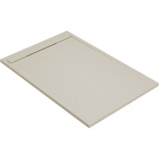 30mm Slate 1400x800mm Rectangular Tray & Waste - Latte