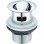 Slotted Flip Plug Basin Waste - Chrome
