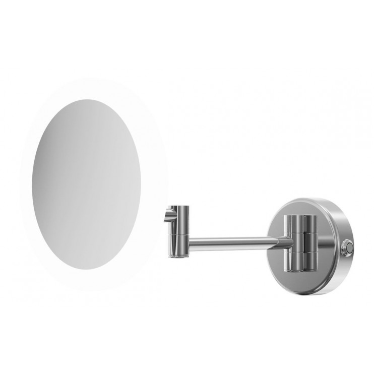 Sora Round LED Cosmetic Mirror - Frameless