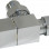 Square Chrome Radiator Valves - Angled