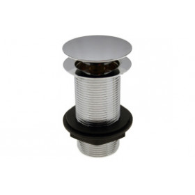 Unslotted Mushroom Basin Waste (1 1/4") - Chrome