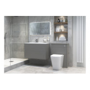 Tilia Rimless Back To Wall Short Projection WC & Soft Close Seat Tilia Rimless Back To Wall Short Projection WC & Soft Close Seat