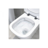 Tilia Rimless Close Coupled Open Back Comfort Height WC & Soft Close Seat