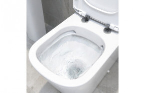 Tilia Rimless Close Coupled Fully Shrouded Comfort Height WC & Soft Close Seat