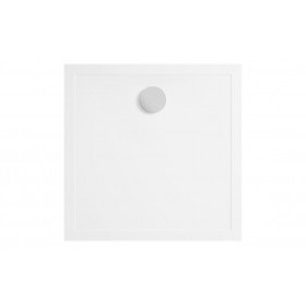 28mm Anti-Slip Ultra-Slim 800mm Square Tray & Waste