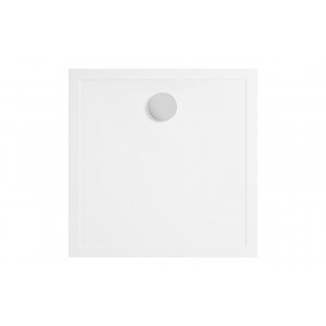 28mm Anti-Slip Ultra-Slim 800mm Square Tray & Waste