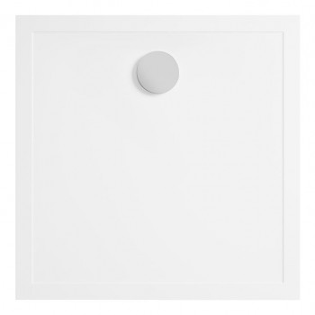 28mm Anti-Slip Ultra-Slim 800mm Square Tray & Waste