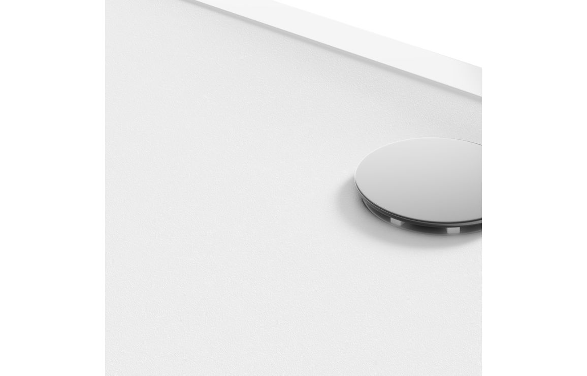 28mm Anti-Slip Ultra-Slim 1200mm x 800mm Offset Quadrant Tray & Waste (RH)