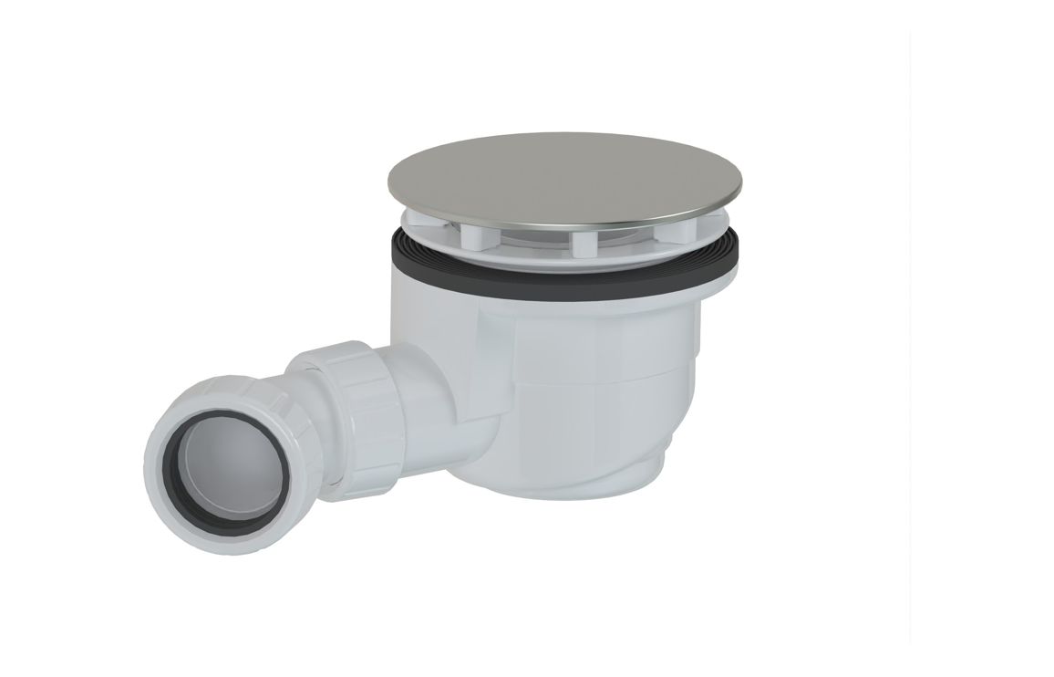 28mm Anti-Slip Ultra-Slim 1200mm x 800mm Offset Quadrant Tray & Waste (RH)