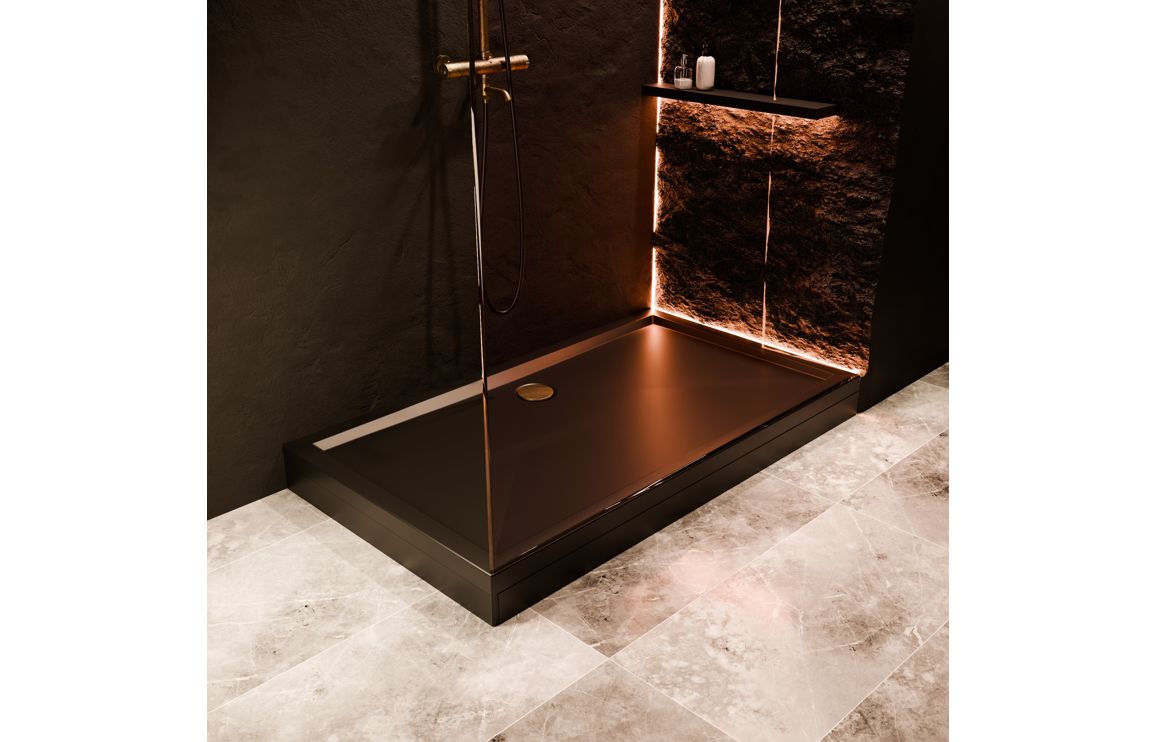 Tray Riser Set for 40mm Low Profile Rectangular (1000-1200mm) - Matt Black Tray Riser Set for 40mm Low Profile Rectangular (1000-1200mm) - Matt Black