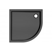 40mm Low Profile 800mm Quadrant Tray & Waste - Matt Black