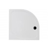 45mm Low Profile 1200x800mm Offset Quadrant Tray & Waste (RH) - White