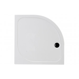 45mm Low Profile 1200x800mm Offset Quadrant Tray & Waste (RH) - White 45mm Low Profile 1200x800mm Offset Quadrant Tray & Waste (RH) - White