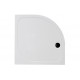 45mm Low Profile 1000mm Quadrant Tray & Waste - White
