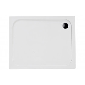 45mm Low Profile 1000x700mm Rectangular Tray & Waste - White