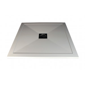 25mm Ultra-Slim 800mm x 800mm Square Tray & Waste