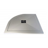 25mm Ultra-Slim 1000mm x 800mm Offset Quadrant Tray & Waste (RH)