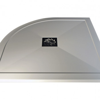 25mm Ultra-Slim 1000mm x 800mm Offset Quadrant Tray & Waste (LH)