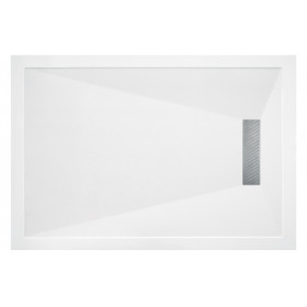 25mm Linear 1000x800mm Slim Rectangular Tray & Waste