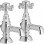 Tadlow Basin Pillar Taps - Chrome