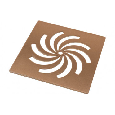 Ultra-Slim Tray Waste Cover - Brushed Bronze