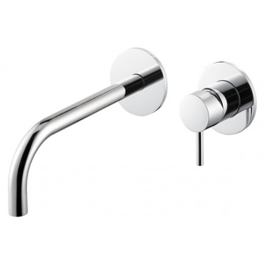 Vema Maira Wall Mounted Basin Mixer - Chrome