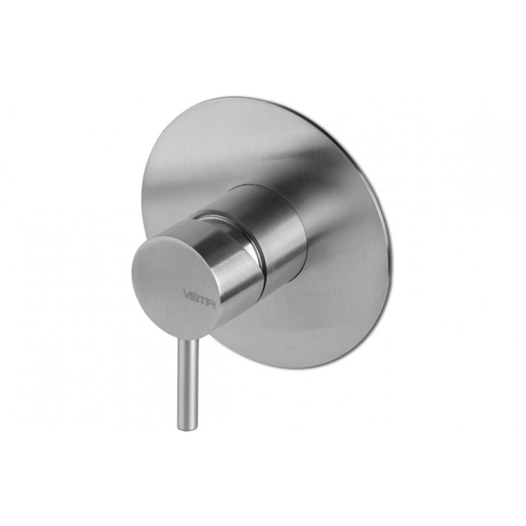 Vema Tiber Single Outlet Shower Mixer - St/Steel