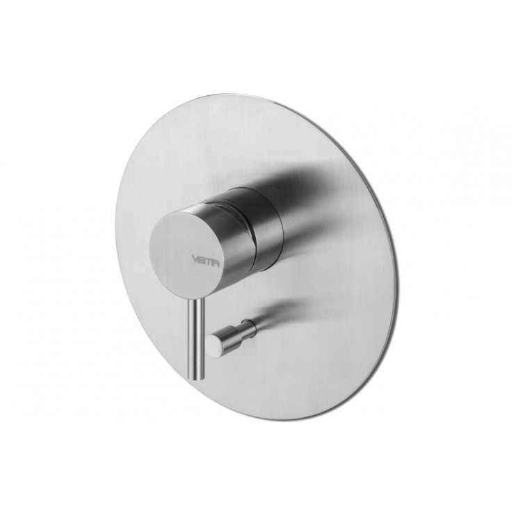 Vema Tiber Two Outlet Shower Mixer w/Diverter - St/Steel