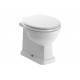Sherbourne Back To Wall WC & Satin White Wood Effect Seat