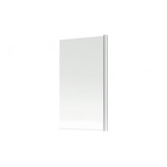 800x1400mm Square Bath Screen (6mm) - Chrome