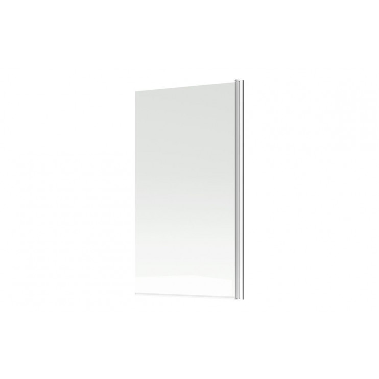 800x1400mm Square Bath Screen (6mm) - Chrome