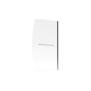 900x1500mm Space Saver Bath Screen (6mm) - Chrome