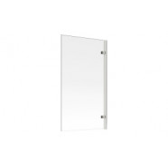 850x1500mm Hinged Straight Bath Screen (6mm) - Chrome